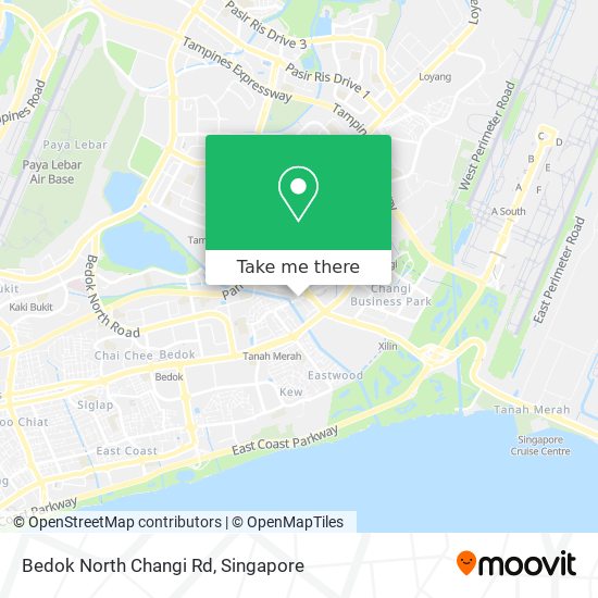 Bedok North Changi Rd地图