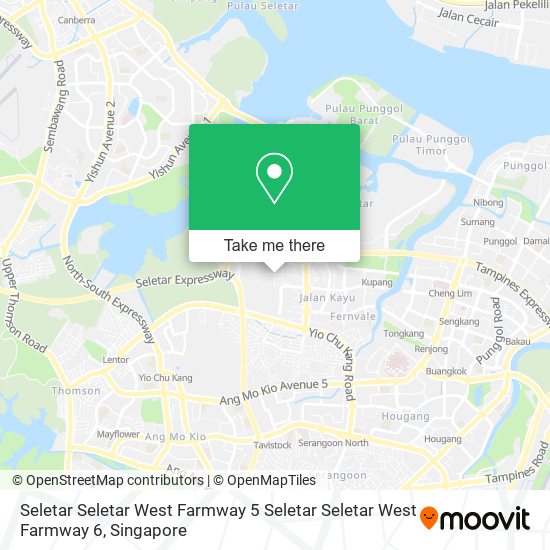 Seletar Seletar West Farmway 5 Seletar Seletar West Farmway 6 map