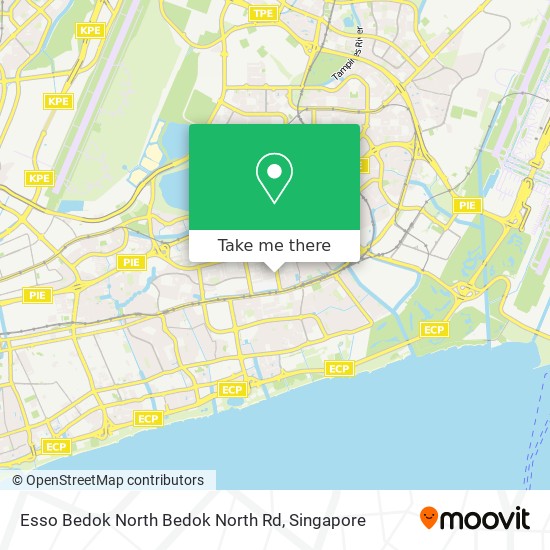 Esso Bedok North Bedok North Rd地图