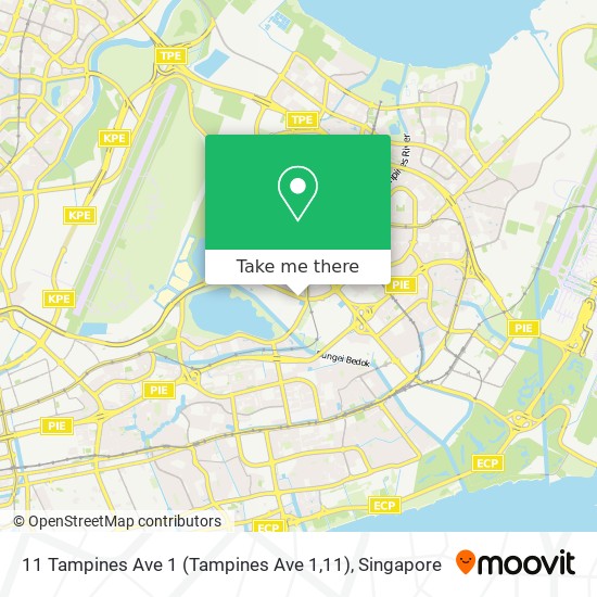 11 Tampines Ave 1 (Tampines Ave 1,11) map