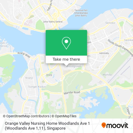 Orange Valley Nursing Home Woodlands Ave 1 (Woodlands Ave 1,11) map