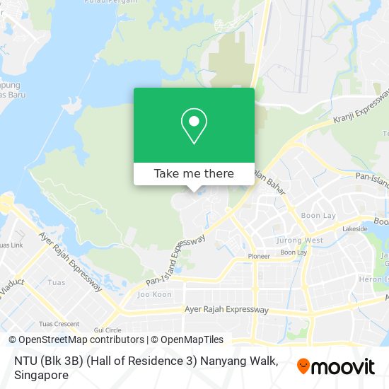 NTU (Blk 3B) (Hall of Residence 3) Nanyang Walk map