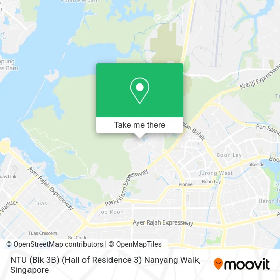 NTU (Blk 3B) (Hall of Residence 3) Nanyang Walk地图