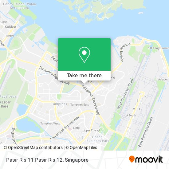 Pasir Ris 11 Pasir Ris 12地图