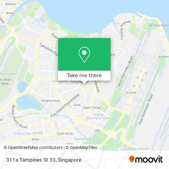 311a Tampines St 33 map