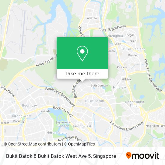 Bukit Batok 8 Bukit Batok West Ave 5 map