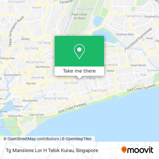 Tg Mansions Lor H Telok Kurau map