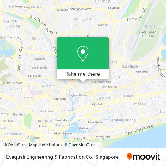 Evequali Engineering & Fabrication Co. map