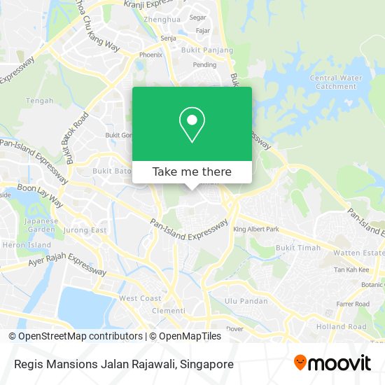 Regis Mansions Jalan Rajawali map