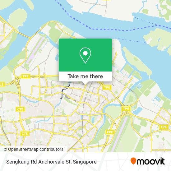 Sengkang Rd Anchorvale St地图