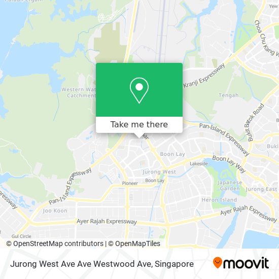 Jurong West Ave Ave Westwood Ave map