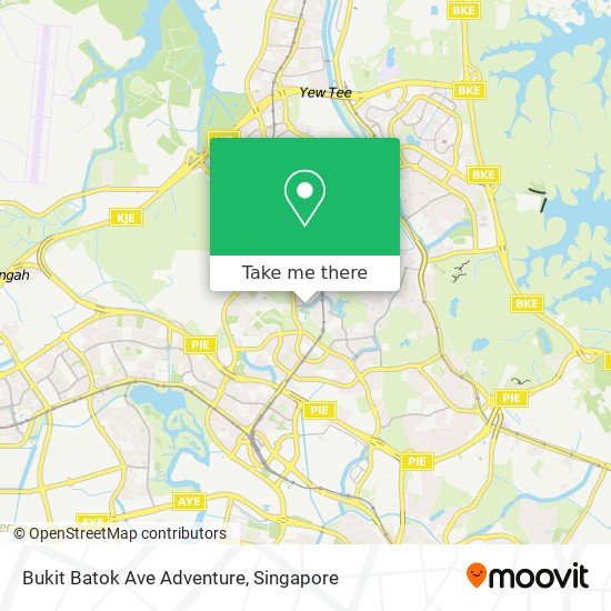 Bukit Batok Ave Adventure map