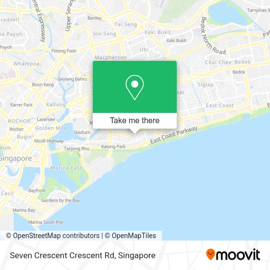Seven Crescent Crescent Rd map