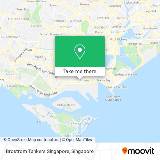 Brostrom Tankers Singapore地图