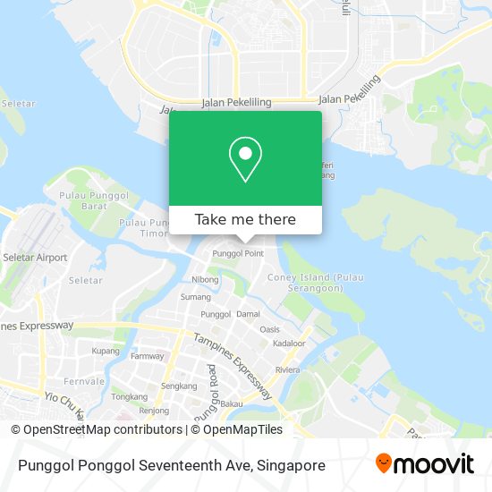 Punggol Ponggol Seventeenth Ave地图