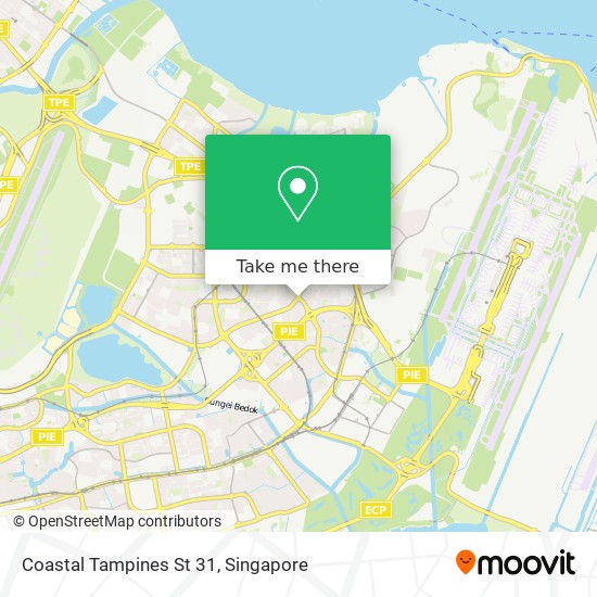 Coastal Tampines St 31 map