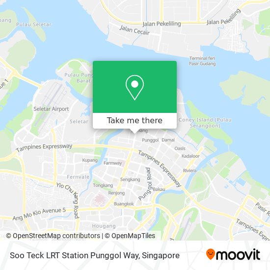 Soo Teck LRT Station Punggol Way地图