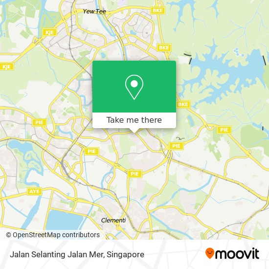 Jalan Selanting Jalan Mer map