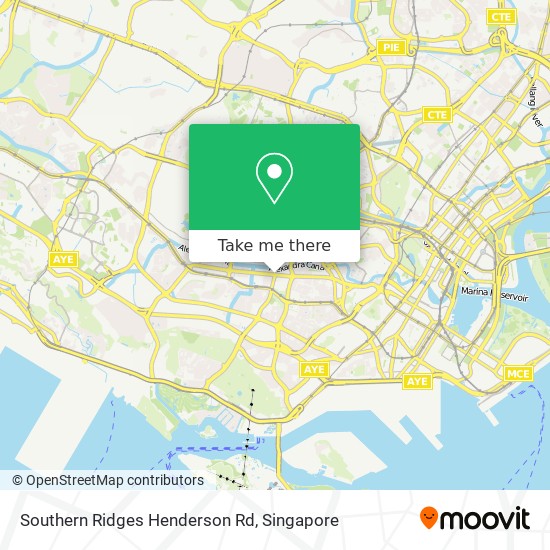 Southern Ridges Henderson Rd地图