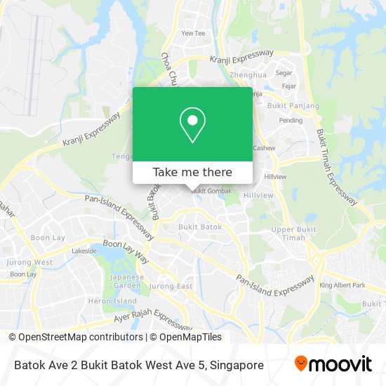 Batok Ave 2 Bukit Batok West Ave 5地图