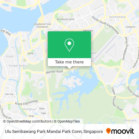 Ulu Sembawang Park Mandai Park Conn地图