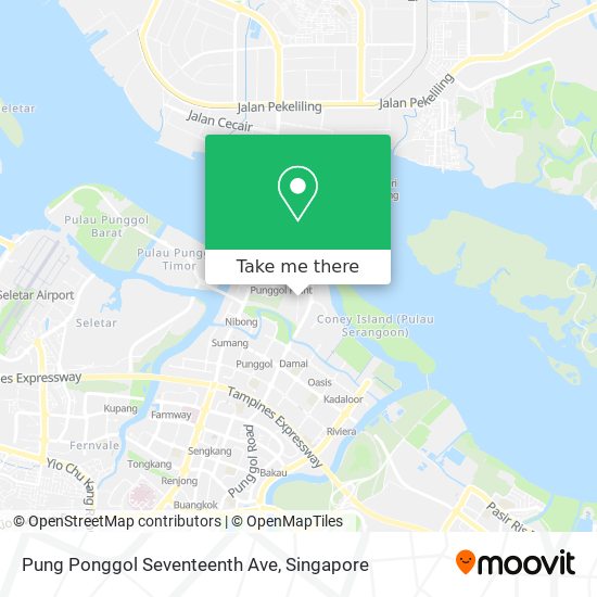 Pung Ponggol Seventeenth Ave map