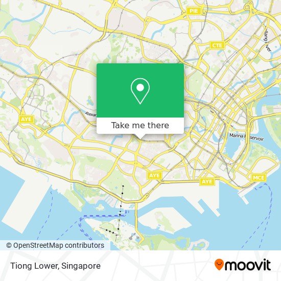 Tiong Lower地图