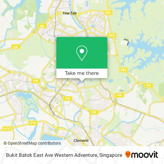 Bukit Batok East Ave Western Adventure地图