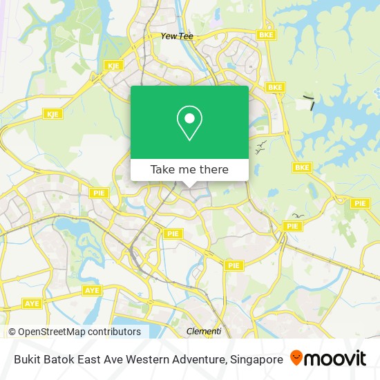 Bukit Batok East Ave Western Adventure地图