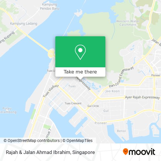 Rajah & Jalan Ahmad Ibrahim地图