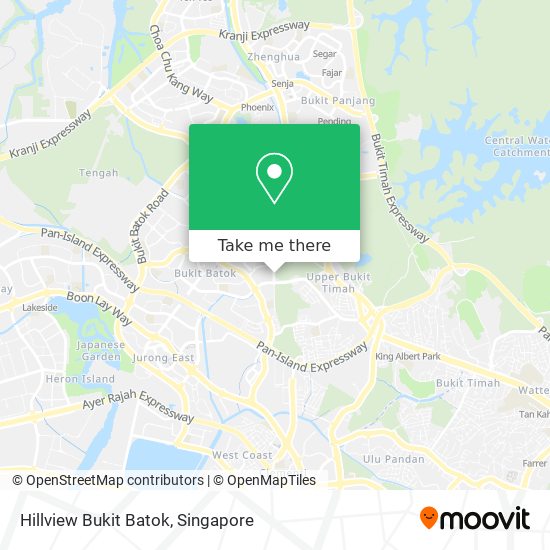 Hillview Bukit Batok地图