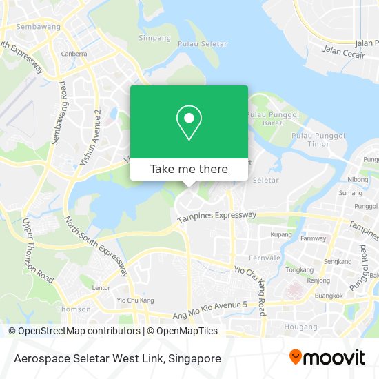 Aerospace Seletar West Link map