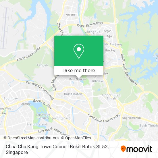 Chua Chu Kang Town Council Bukit Batok St 52地图