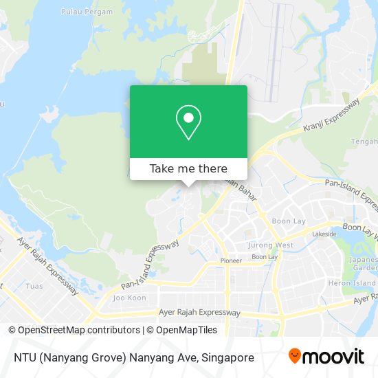 NTU (Nanyang Grove) Nanyang Ave map
