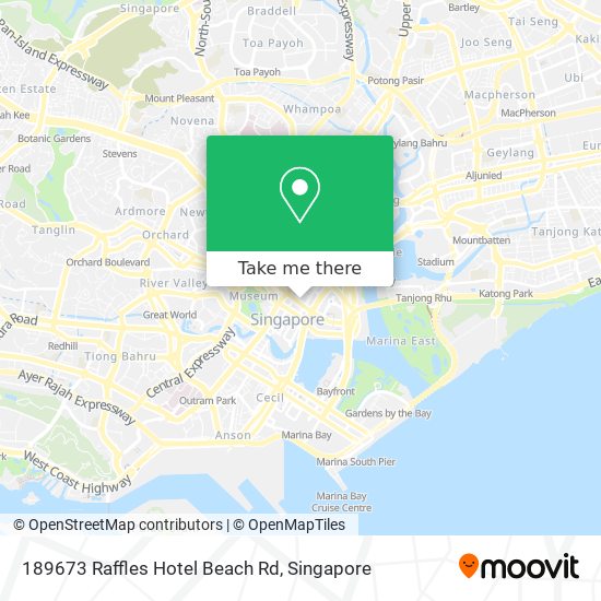 189673 Raffles Hotel Beach Rd map