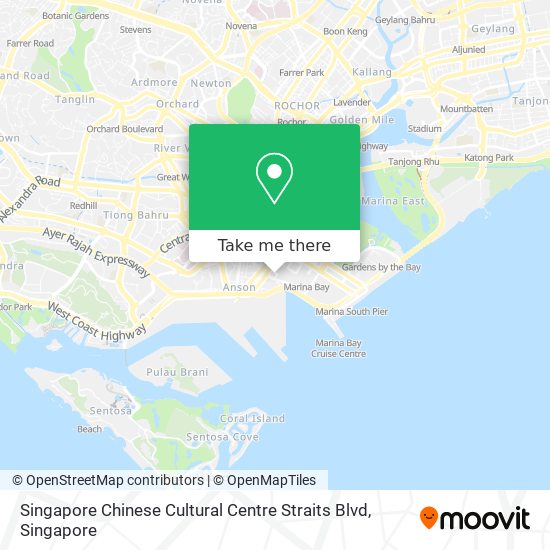 Singapore Chinese Cultural Centre Straits Blvd地图