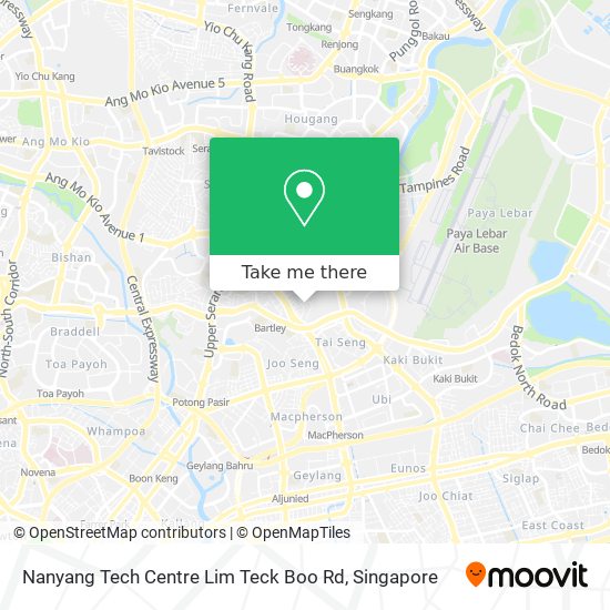 Nanyang Tech Centre Lim Teck Boo Rd map