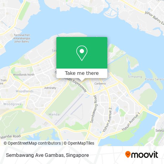 Sembawang Ave Gambas map