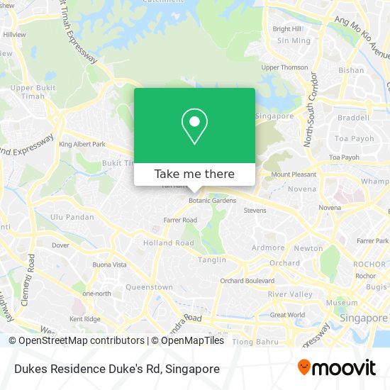 Dukes Residence Duke's Rd map