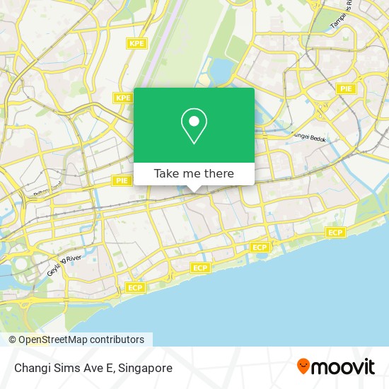 Changi Sims Ave E地图