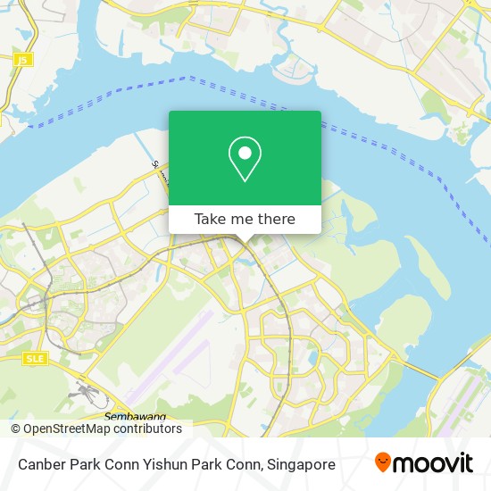 Canber Park Conn Yishun Park Conn map