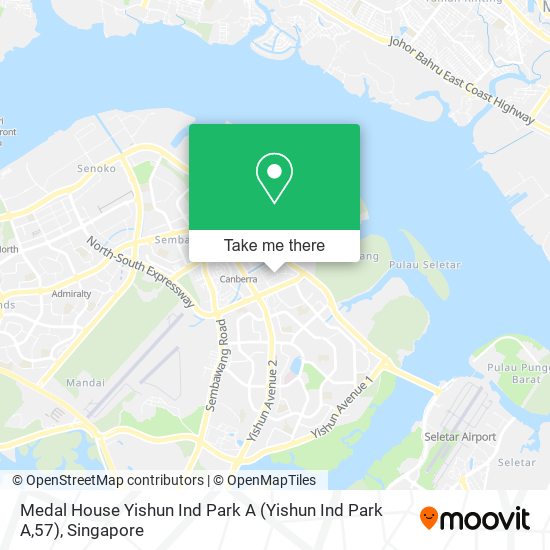 Medal House Yishun Ind Park A (Yishun Ind Park A,57)地图