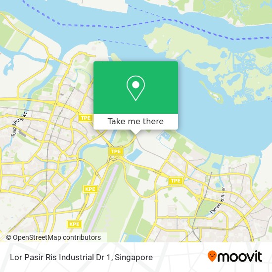 Lor Pasir Ris Industrial Dr 1 map