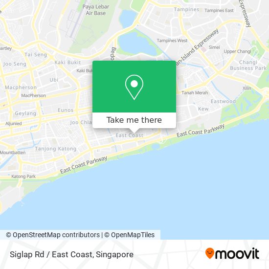 Siglap Rd / East Coast地图