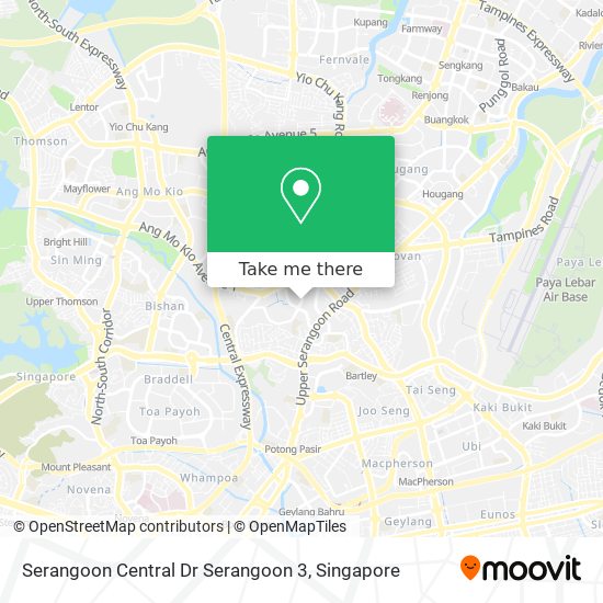 Serangoon Central Dr Serangoon 3 map