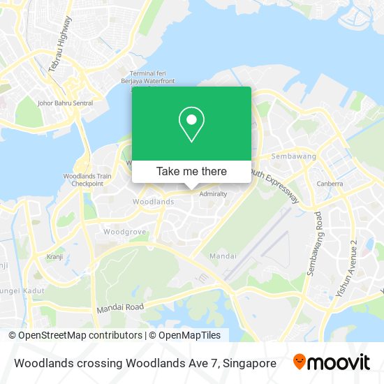Woodlands crossing Woodlands Ave 7 map