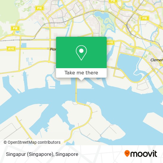 Singapur (Singapore) map