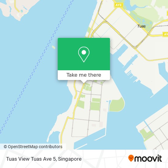 Tuas View Tuas Ave 5 map