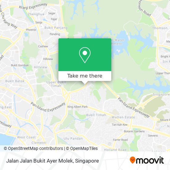 Jalan Jalan Bukit Ayer Molek map