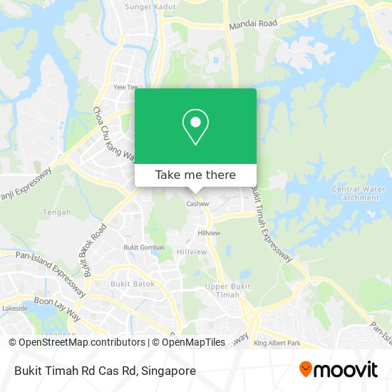 Bukit Timah Rd Cas Rd map